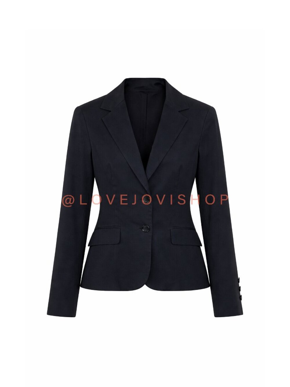 Blazer | Theory Black Single-Breasted Tailored | Minimalist Cotton Classic | 6